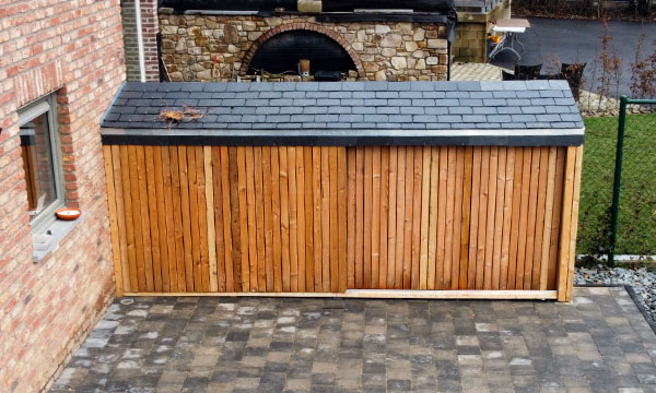 abris de jardin avec bardage en bois