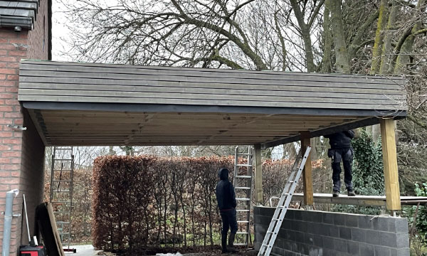 installation d un carport en bois a verviers
